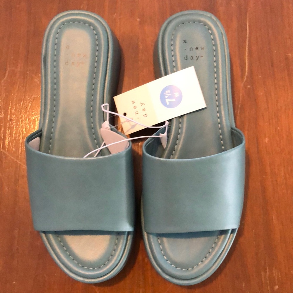 Platform Slide Sandals